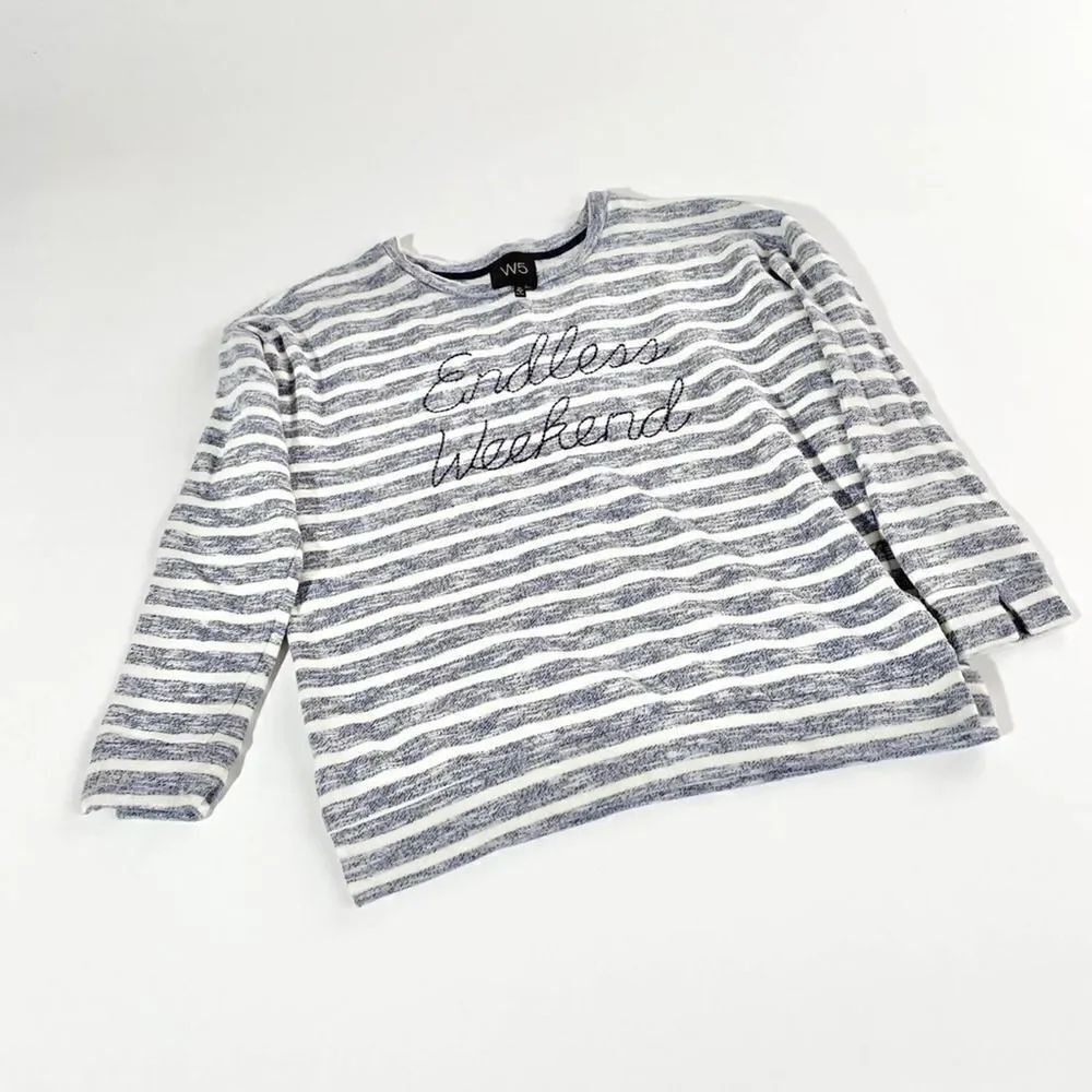 Anthropologie W5 Endless Weekend crew sweatshirt
